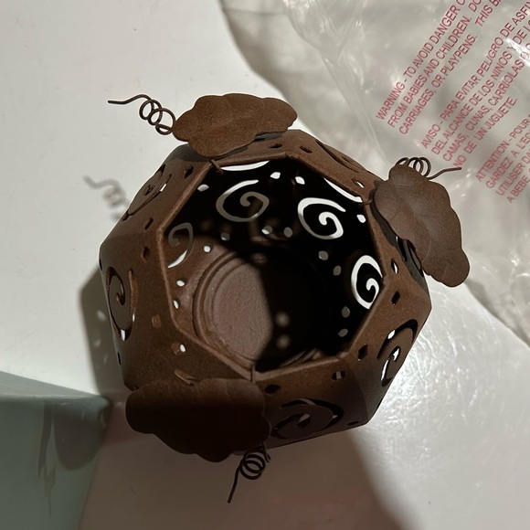 Partylite Rustic Pumpkin Tealight Holder - Picture 3 of 5